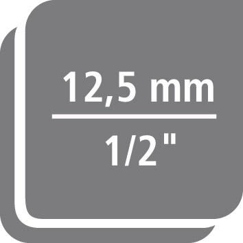 Stahlwille Steckschlüssel Einsatz zwölfkant 1/2 Zoll 17 mm