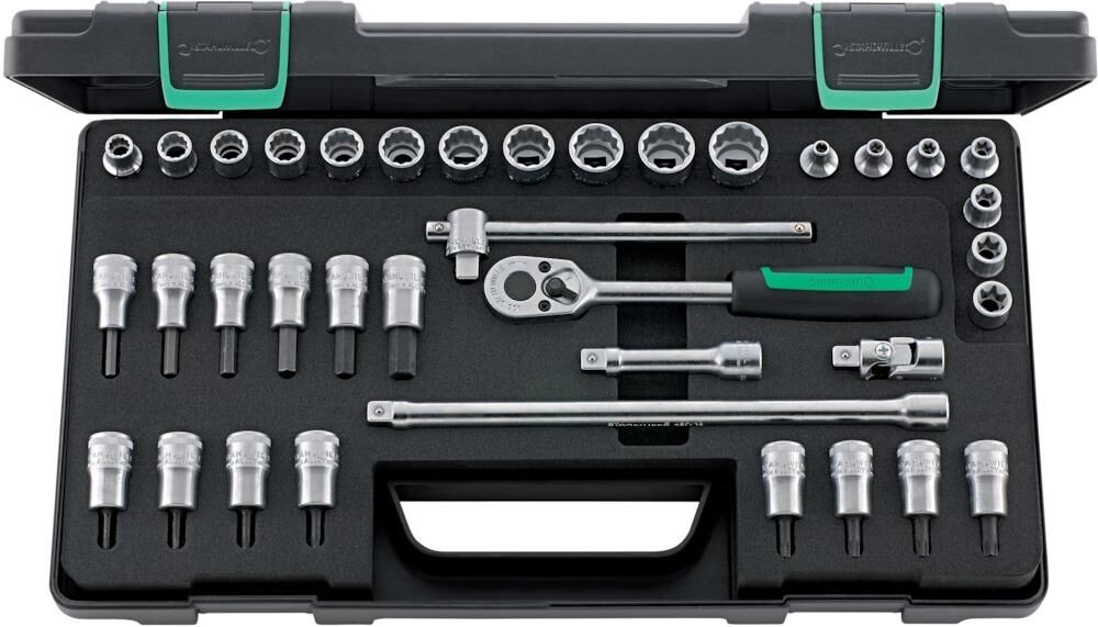 Stahlwille Steckschlüssel Garnitur 3/8 Zoll 37 teilig Produktbild Stahlwille Steckschlüssel Garnitur 3/8 Zoll 37 teilig