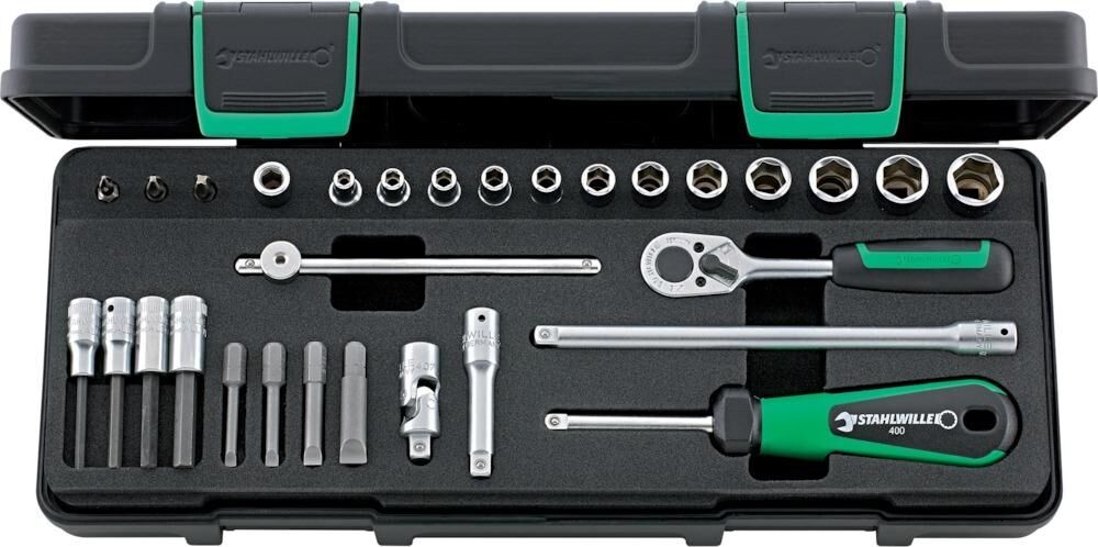 Stahlwille Steckschlüssel Garnitur 1/4 Zoll 30 teilig Produktbild Stahlwille Steckschlüssel Garnitur 1/4 Zoll 30 teilig