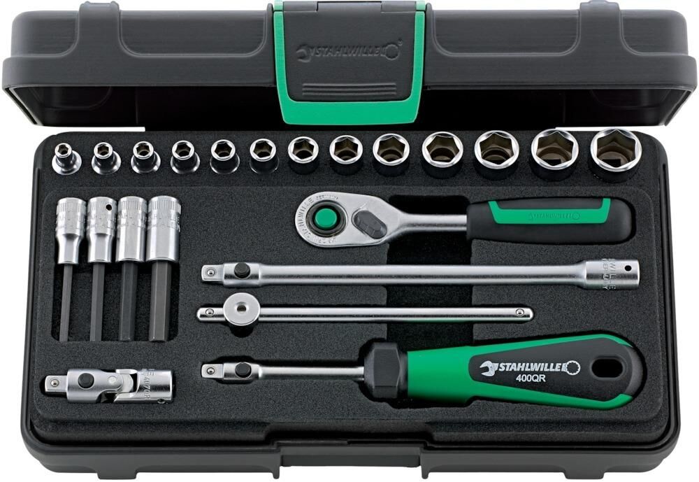Stahlwille Steckschlüssel Satz 1/4 Zoll 22-teilig Produktbild Stahlwille Steckschlüssel Satz 1/4 Zoll 22-teilig