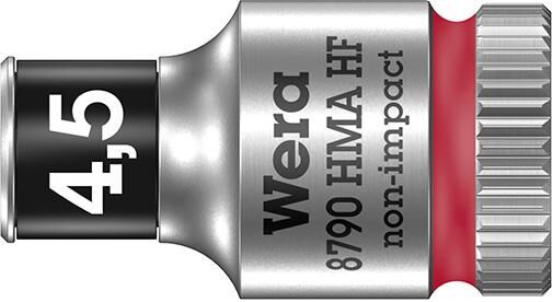 Wera Steckschlüsseleinsatz mit Haltefunktion 6-kant lang 1/4 Zoll 4,5 mm Produktbild Wera Steckschlüsseleinsatz mit Haltefunktion 6-kant lang 1/4 Zoll 4,5 mm