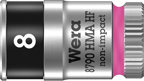 Wera Steckschlüsseleinsatz mit Haltefunktion 6-kant lang 1/4 Zoll 8 mm Produktbild Wera Steckschlüsseleinsatz mit Haltefunktion 6-kant lang 1/4 Zoll 8 mm