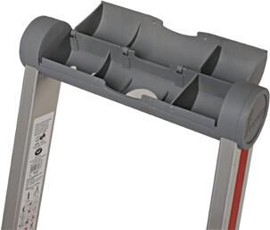 Hymer Stufenstehleiter S Brückeeinseitig 4 Stufen Produktbild Hymer Stufenstehleiter S Brückeeinseitig 4 Stufen