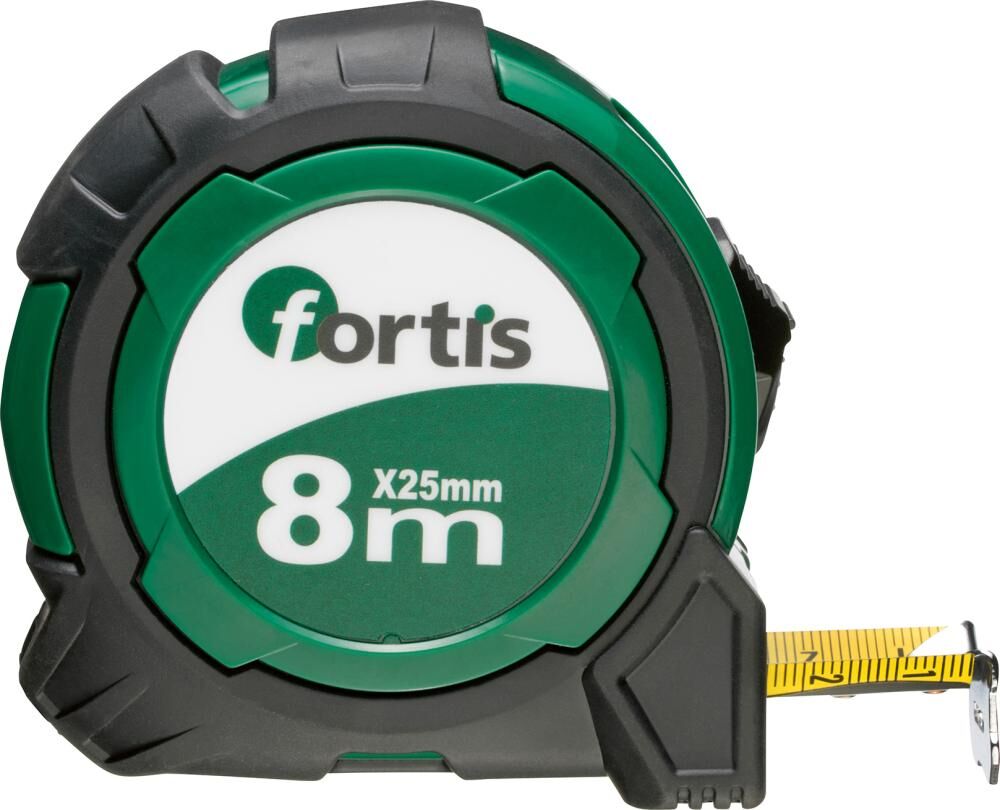 Fortis Taschenbandmaß 8mx25 mm Produktbild Fortis Taschenbandmaß 8mx25 mm