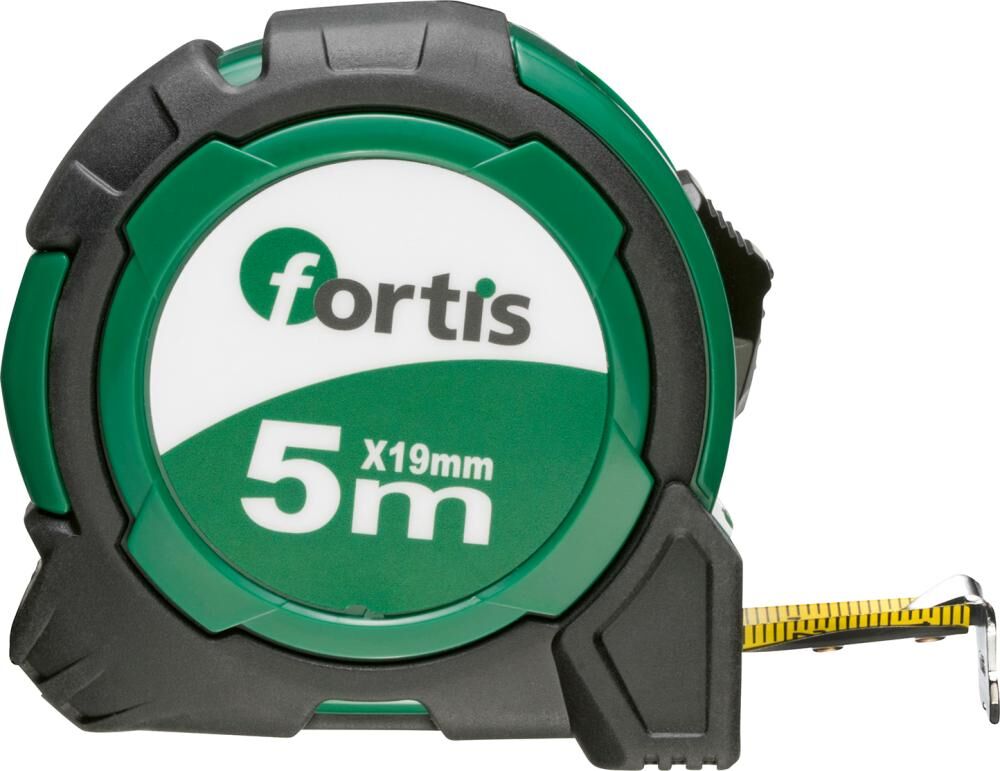 Fortis Taschenbandmaß 5mx19 mm Produktbild Fortis Taschenbandmaß 5mx19 mm