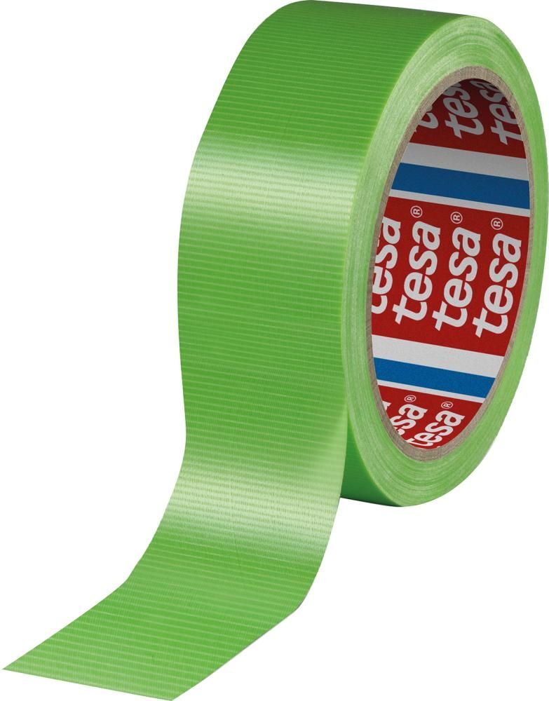 Tesa  Gewebeband Outdoor 4621 leucht hellgrün 25 mm Rolle mit 50 Meter