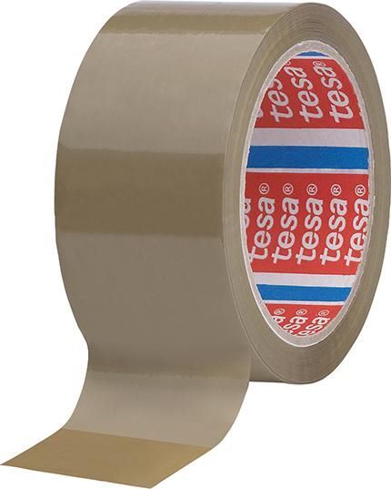 Tesa Verpackungsklebeband 4089 PP chamois 50 mm Rolle mit 66 Meter Produktbild Tesa Verpackungsklebeband 4089 PP chamois 50 mm Rolle mit 66 Meter