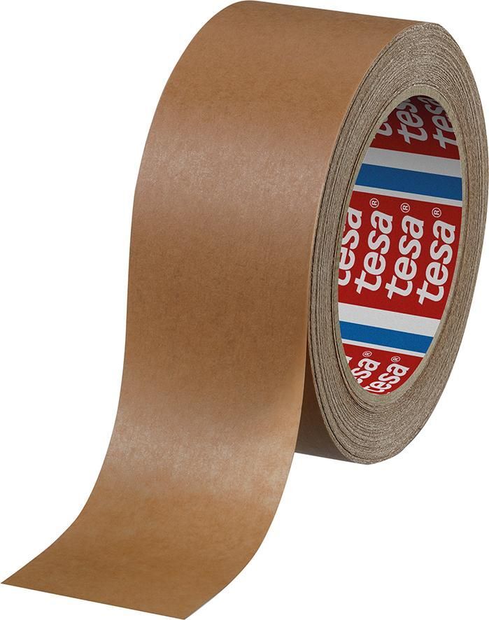 Tesa Verpackungsklebeband Papier 4313 PV2 braun 50 mm Rolle mit 50 Meter Produktbild Tesa Verpackungsklebeband Papier 4313 PV2 braun 50 mm Rolle mit 50 Meter