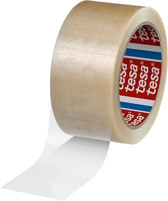Tesa Verpackungsklebeband PVC 4120 farblos 50 mm Rolle mit 66 Meter Produktbild Tesa Verpackungsklebeband PVC 4120 farblos 50 mm Rolle mit 66 Meter