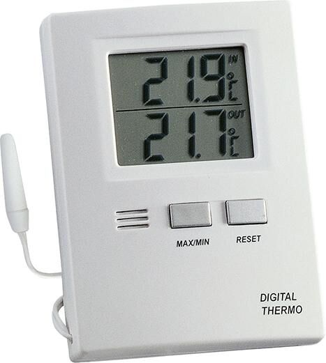 TFA Thermometer Kunststoff weiß Produktbild TFA Thermometer Kunststoff weiß