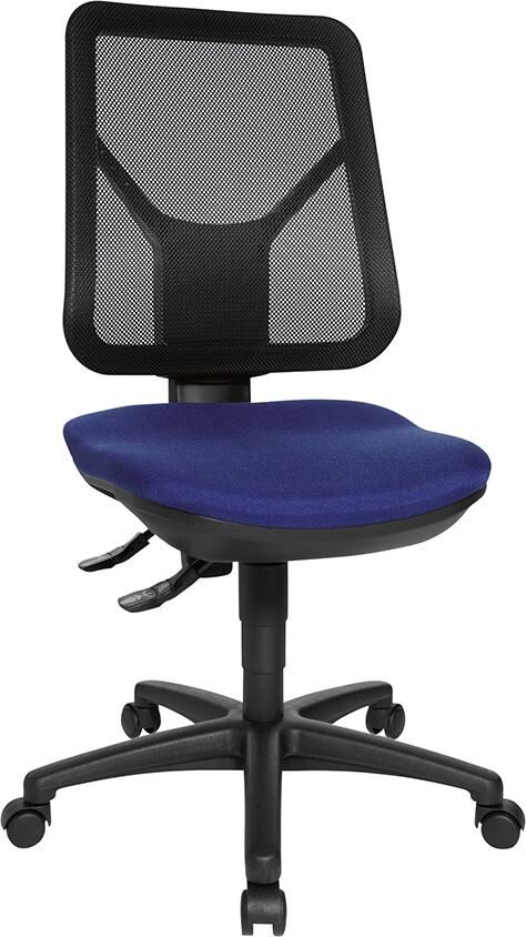 Topstar Drehstuhl Ergo Net blau Netzrückenlehne schwarz Produktbild Topstar Drehstuhl Ergo Net blau Netzrückenlehne schwarz bild 4