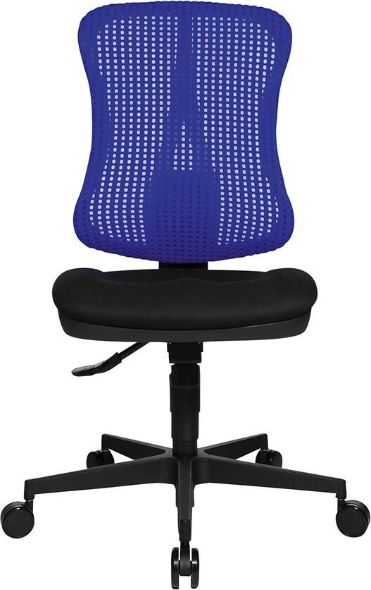 Topstar Drehstuhl Head Point SY schwarz Netzrückenlehne blau Produktbild Topstar Drehstuhl Head Point SY schwarz Netzrückenlehne blau