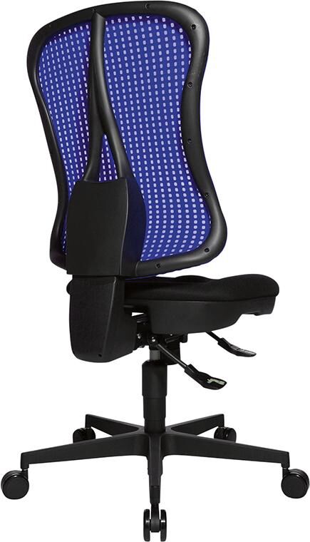 Topstar Drehstuhl Head Point SY schwarz Netzrückenlehne blau Produktbild Topstar Drehstuhl Head Point SY schwarz Netzrückenlehne blau bild 4
