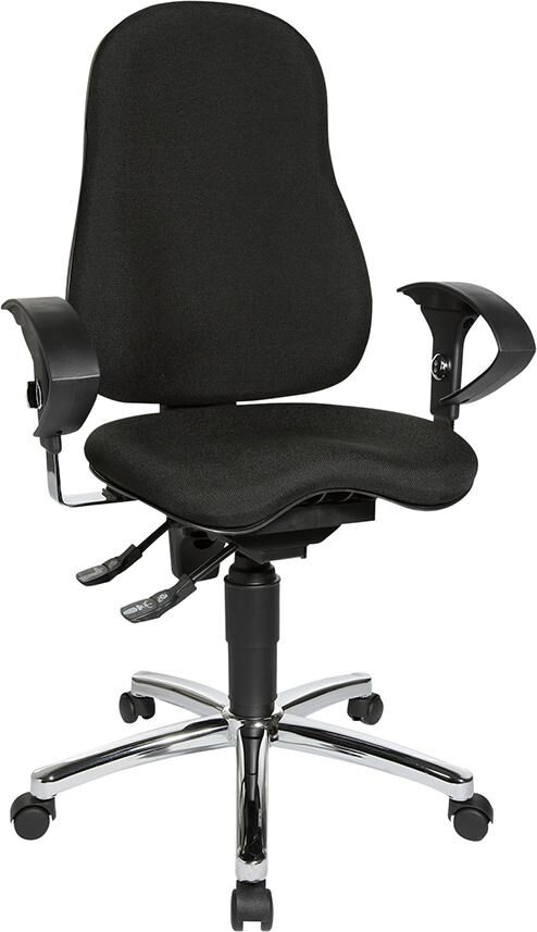 Topstar Drehstuhl Sitness 10 schwarz Produktbild Topstar Drehstuhl Sitness 10 schwarz bild 4