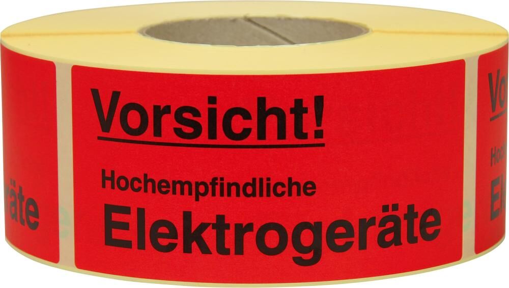 Trans-Pak Hinweis Etiketten Empfindliche Elektronik Produktbild Trans-Pak Hinweis Etiketten Empfindliche Elektronik