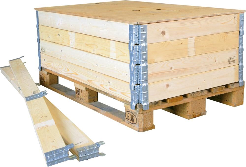 Trans-Pak Holzaufsatzrahmen für Paletten 800x600x200 mm Produktbild Trans-Pak Holzaufsatzrahmen für Paletten 800x600x200 mm