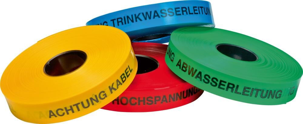 Trassen Warnband Achtung LWL Kabel Trassen Warnband Achtung LWL Kabel