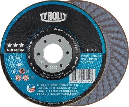 Tyrolit Rondeller 2 in1 125 mm A36Q Produktbild Tyrolit Rondeller 2 in1 125 mm A36Q