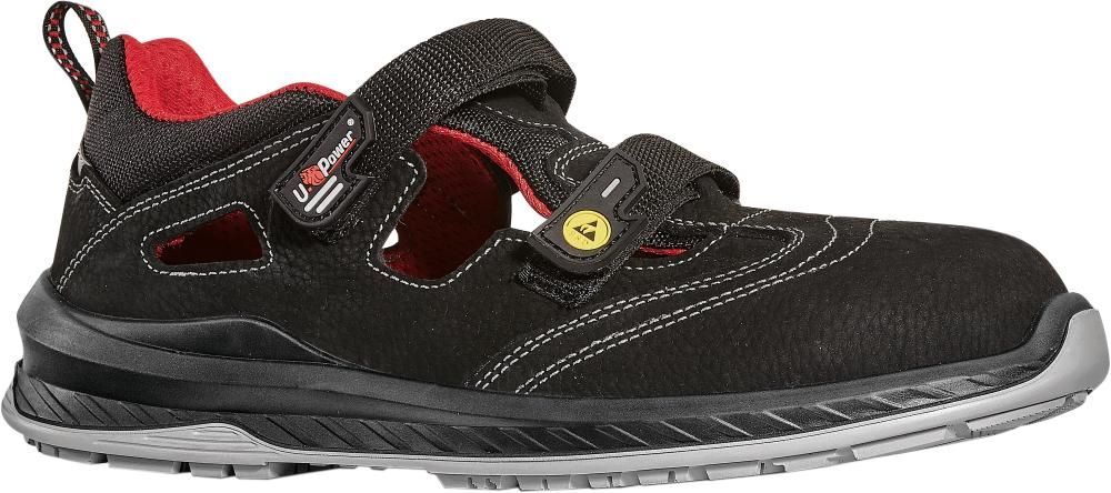 U-Power Sandale Scandy schwarz rot S1P Gr. 43 U-Power Sandale Scandy schwarz rot S1P Gr. 43
