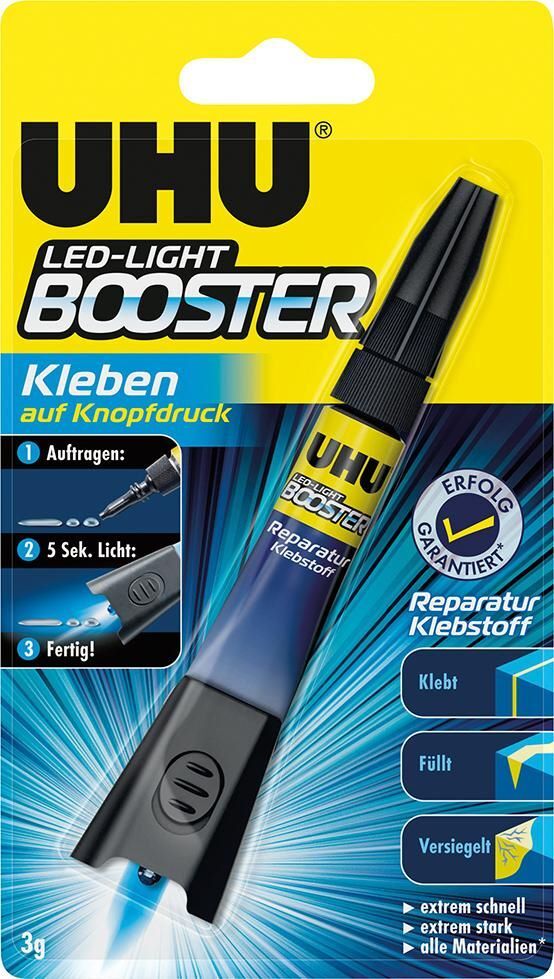 UHU Sekundenkleber Booster Tube mit 3 Gramm Produktbild UHU Sekundenkleber Booster Tube mit 3 Gramm