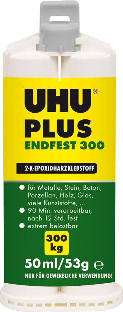 UHU Plus Endfest 300 2 Komponentenepoxidkleber Kartusche mit 50 ml Produktbild UHU Plus Endfest 300 2 Komponentenepoxidkleber Kartusche mit 50 ml
