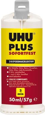 Uhu Kleber plus sofortfest 50ml Klebstoff Uhu Kleber plus sofortfest 50ml Klebstoff
