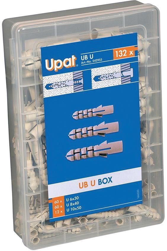 Upat Dübel Box Ultra ohne Schrauben 132 teilig