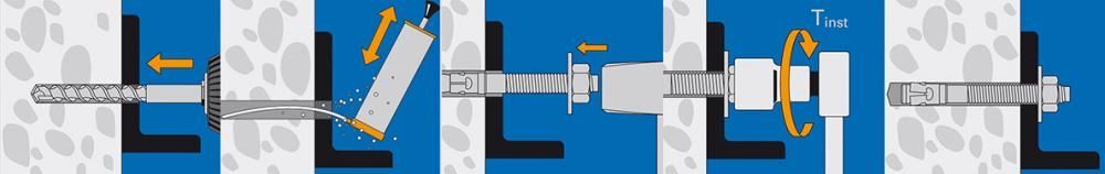Upat Expressanker Bolzenanker M16 mm Typ K 220 mm Produktbild Upat Expressanker Bolzenanker M16 mm Typ K 220 mm bild 4