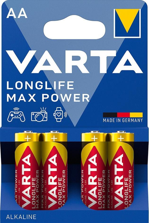 VARTA Batterie LONGLIFE Max Power Mignon AA LR 6 4er Blister