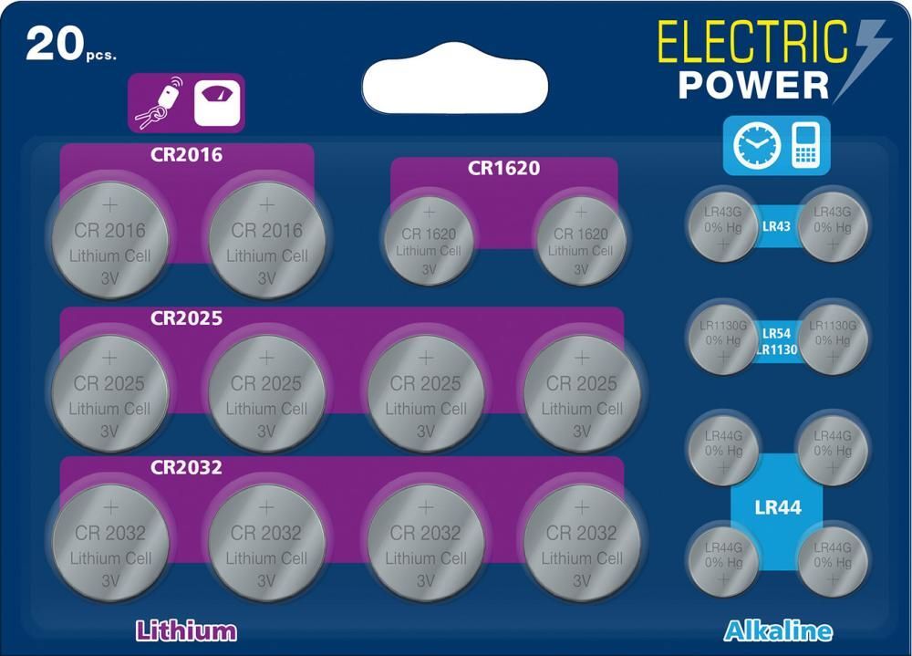 Produktbild VARTA Knopfzellen Mix Megablister 20 Stück