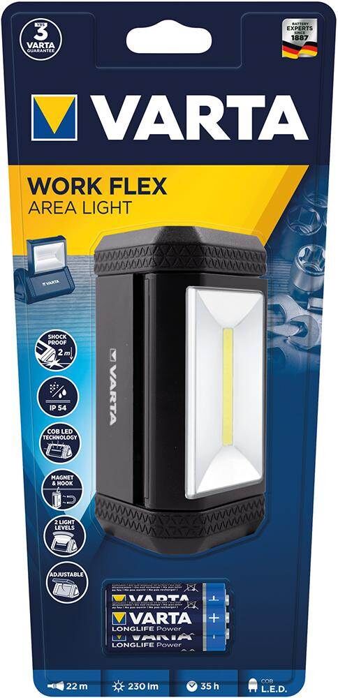 VARTA Taschenlampe Work Flex Area Light 3AA VARTA Taschenlampe Work Flex Area Light 3AA