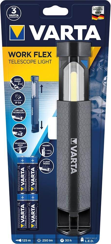VARTA Taschenlampe Work Flex Light 4AA Produktbild VARTA Taschenlampe Work Flex Light 4AA bild 2