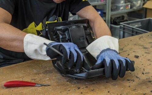 W+R Schnittschutzhandschuh Mitar S Eco Grip Größe 7 blau schwarz Produktbild W+R Schnittschutzhandschuh Mitar S Eco Grip Größe 7 blau schwarz bild 6