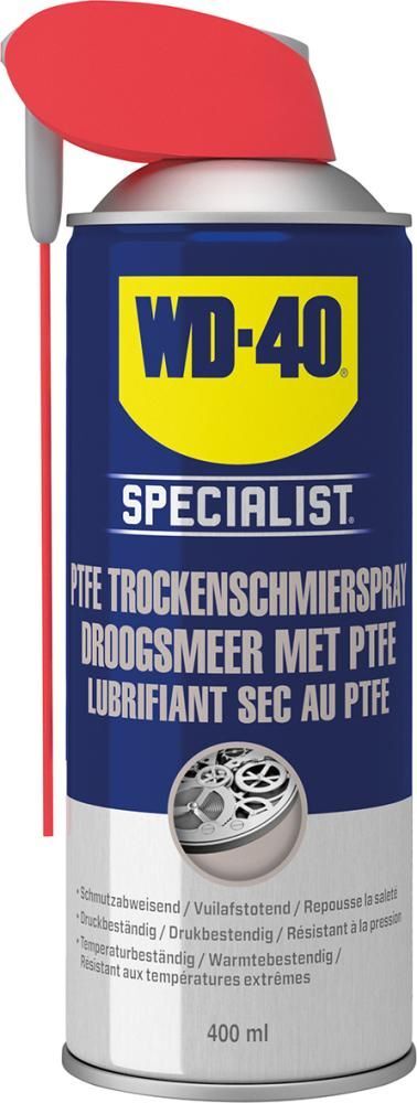 WD-40 Trockenschmierspray Polytetrafluorethylen Specialist Smart Straw Sprühdose 400ml Produktbild WD-40 Trockenschmierspray Polytetrafluorethylen Specialist Smart Straw Sprühdose 400ml