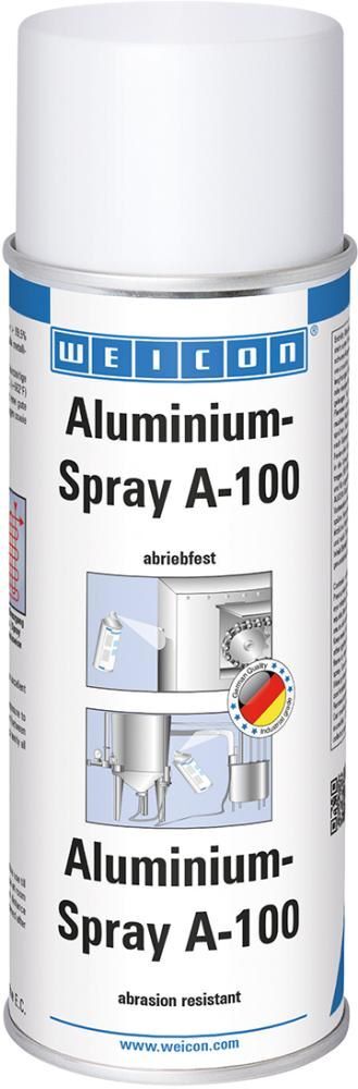 Weicon Aluminium Spray A-100 abriebfest Sprühdose mit 400 ml Produktbild Weicon Aluminium Spray A-100 abriebfest Sprühdose mit 400 ml