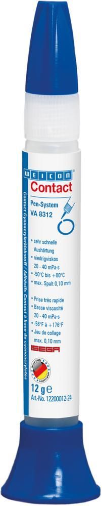 Weicon Klebstoff Cyanacrylat Contact VA 8312 Pen mit 30 g Produktbild Weicon Klebstoff Cyanacrylat Contact VA 8312 Pen mit 30 g