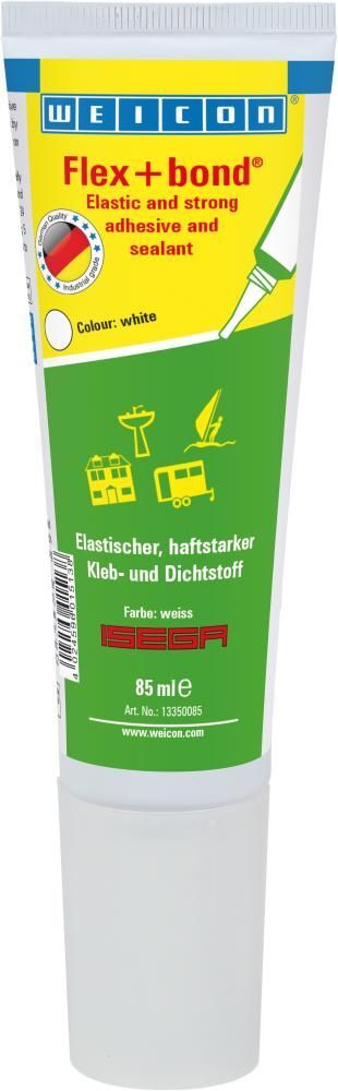 Weicon Klebstoff und Dichtmittel Flex+bond schwarz Tube mit 85 ml Produktbild Weicon Klebstoff und Dichtmittel Flex+bond schwarz Tube mit 85 ml