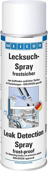 Weicon Lecksuchspray DVGW frostsicher Sprühdose mit 400 ml Produktbild Weicon Lecksuchspray DVGW frostsicher Sprühdose mit 400 ml