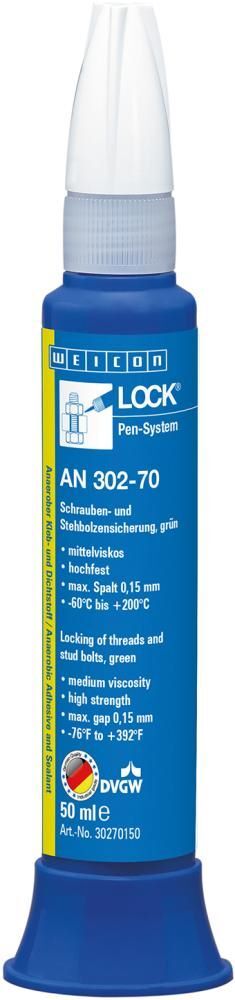 Weicon Schraubensicherung Stehbolzensicherung AN 302-70 Pen mit 50 ml Produktbild Weicon Schraubensicherung Stehbolzensicherung AN 302-70 Pen mit 50 ml