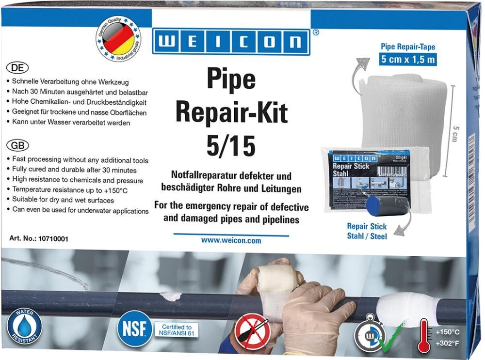 Weicon Reparaturset Pipe Repair Kit 5/15