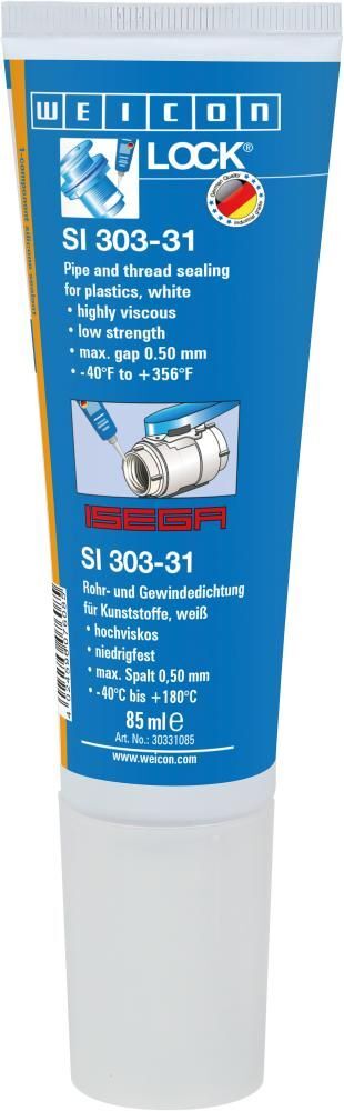 Weicon Rohrdichtung und Gewindedichtung SI 303-31 85 Tube mit 85 ml Produktbild Weicon Rohrdichtung und Gewindedichtung SI 303-31 85 Tube mit 85 ml