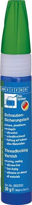 Weicon Schraubensicherungslack grün Flasche mit 30 g Produktbild Weicon Schraubensicherungslack grün Flasche mit 30 g