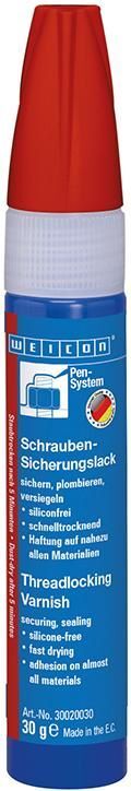 Weicon Schraubensicherungslack rot Flasche mit 30 g Produktbild Weicon Schraubensicherungslack rot Flasche mit 30 g