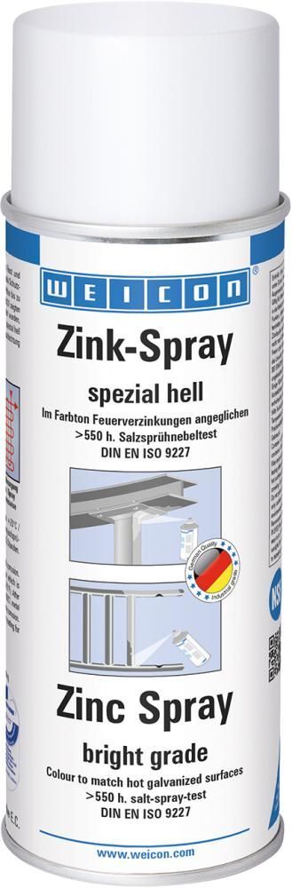 Weicon Zinkspray spezial hell Sprühdose mit 400 ml Produktbild Weicon Zinkspray spezial hell Sprühdose mit 400 ml