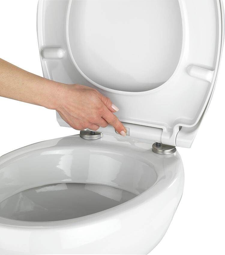 Wenko WC Sitz Samos weiß mit Absenkautomatik