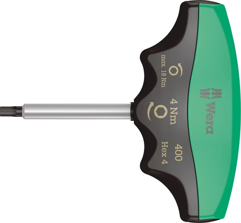 Wera Drehmomentindikator mit T Griff 4 x 60 mm 4Nm Produktbild Wera Drehmomentindikator mit T Griff 4 x 60 mm 4Nm