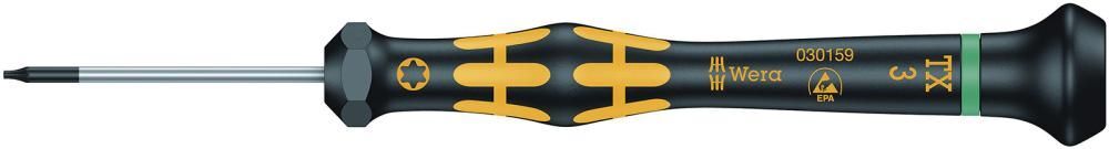 Wera Elektronik Schraubendreher ESD T 3 x 40 mm Produktbild Wera Elektronik Schraubendreher ESD T 3 x 40 mm