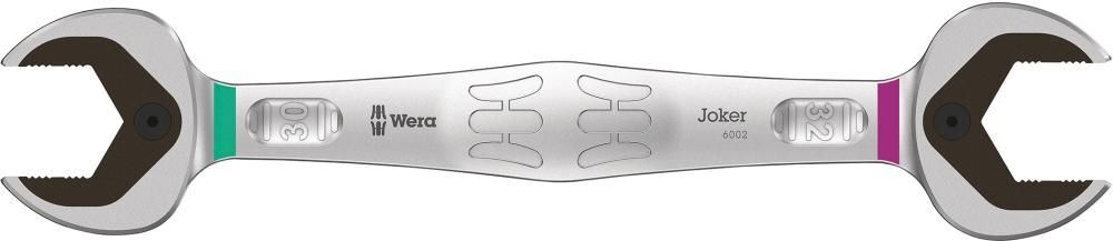 Wera Joker Doppel-Maulschlüssel Schlüsselweite 30 x 32 mm Produktbild Wera Joker Doppel-Maulschlüssel Schlüsselweite 30 x 32 mm