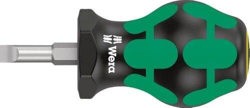 Wera Schraubendreher 335 Stubby Schlitz 5,5 x 1,0 x 25 mm Produktbild Wera Schraubendreher 335 Stubby Schlitz 5,5 x 1,0 x 25 mm