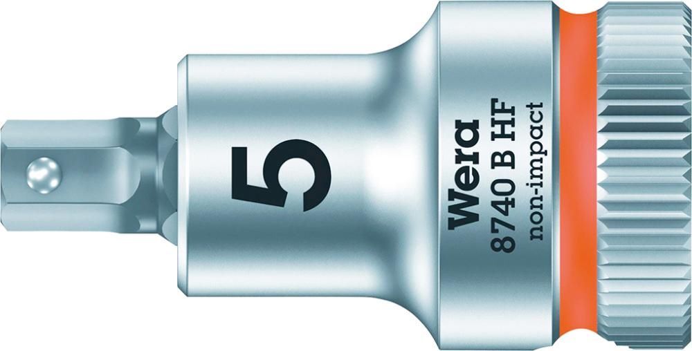 Wera Schraubendrehereinsatz 3/8 Zoll Innensechskant 5 x 35 mm Produktbild Wera Schraubendrehereinsatz 3/8 Zoll Innensechskant 5 x 35 mm